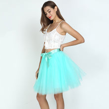 Charger l'image dans la galerie, A Line Tulle Big Flare 7-Layer 4 Meters Puffy Bridesmaid Skirt