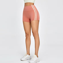 Laden Sie das Bild in den Galerie-Viewer, Contrast Stripe Gym Shorts Quick Dry Running Sporty Shorts
