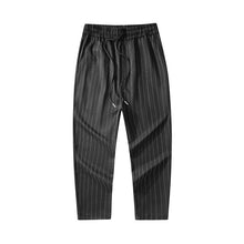 Load image into Gallery viewer, Men&#39;s Striped Ice Silk Knit Ninth Pants
