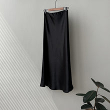 Load image into Gallery viewer, High Waist Satin Maxi Mermaid Skirt
