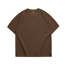 画像をギャラリービューアに読み込む, Men&#39;s 220gsm Walf Checks Raglan Short Sleeve T shirts
