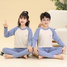 Cargar imagen en el visor de la galería, Boy&#39;s Elastic Cotton Junior Senior Student Unisex Pyjamas
