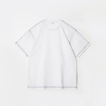 Load image into Gallery viewer, Men&#39;s 210gsm Twill Cotton Drop Shoulder Contrast Stitching Short Sleeve T Shirt
