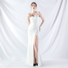 Load image into Gallery viewer, Boning Slim Beaded Shaping Evening Dress
