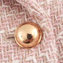 Load image into Gallery viewer, Textured Tweed Double Breast Midi Blazer
