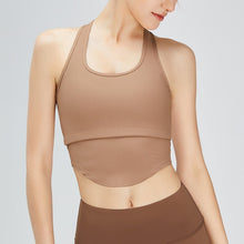 画像をギャラリービューアに読み込む, U Shape Breathable Sporty Rib Gym Singlet Yoga Gym Beauty Back Running Top
