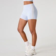 Laden Sie das Bild in den Galerie-Viewer, Contrast Stripe Gym Shorts Quick Dry Running Sporty Shorts
