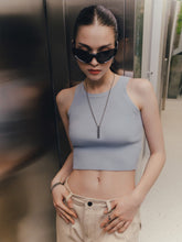 Load image into Gallery viewer, Sleeveless Rib Knit Crop Top
