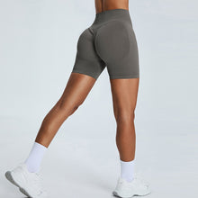 画像をギャラリービューアに読み込む, Seamless High Waist Hip Hugger  Sporty Gym Shorts Yoga Shorts
