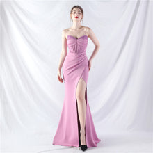 Load image into Gallery viewer, Boning Slim Beaded Shaping Evening Dress
