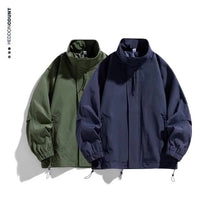 画像をギャラリービューアに読み込む, Stand Collar Autumn Oversized Windproof Men and Women Unisex Outdoor Jacket

