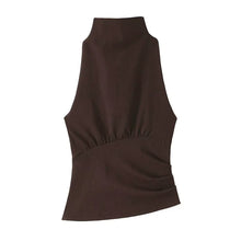 Cargar imagen en el visor de la galería, Backless Halter Neck Sleeveless Top
