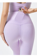 Load image into Gallery viewer, Ladies Yoga Pants High Waist Push Up HIp Seamless Pocket Tight Sporty Gym Pants Leggings
