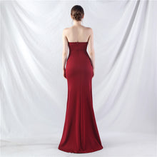 Load image into Gallery viewer, Boning Slim Beaded Shaping Evening Dress
