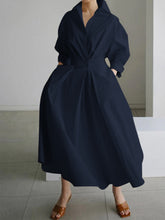 Загрузить изображение в средство просмотра галереи, Elastic Waist Shirt Dress
