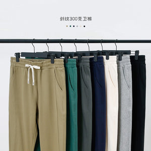 Men's Autumn 300g Twill Cotton Vintage Sports Casual Pants
