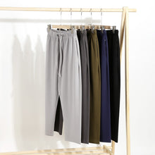 Load image into Gallery viewer, Men&#39;s 260gsm Summer Thin Zipper Pockets Sweatpants
