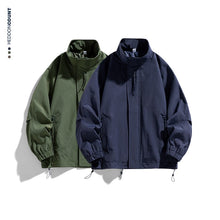 画像をギャラリービューアに読み込む, Stand Collar Autumn Oversized Windproof Men and Women Unisex Outdoor Jacket
