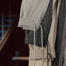 Load image into Gallery viewer, Men&#39;s Striped Ice Silk Knit Ninth Pants
