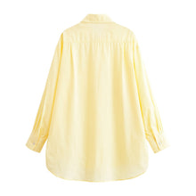 Cargar imagen en el visor de la galería, Turn-down Collar Oversized Casual Shirt
