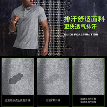 Charger l&#39;image dans la galerie, Men&#39;s Summer Short Sleeve Sporty Quick Dry Breathable Polo Shirts
