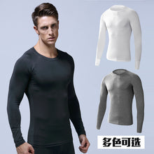 Carica l&#39;immagine nel visualizzatore di Gallery, Men&#39;s Autumn Winter Long Sleeve Gym Sporty Quick Dry T shirts
