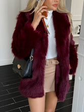 Load image into Gallery viewer, Elegant Fashion Lapel Faux Fur Short Coat
