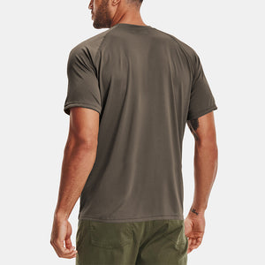 Men's Summer Ice Fiber Quick Dry Short Sleeve Breathable Gym T shirts