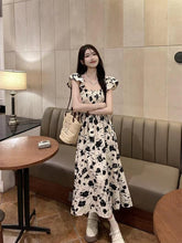 画像をギャラリービューアに読み込む, French Style Floral Fairy Maxi Tea Dress
