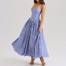 Charger l&#39;image dans la galerie, Printed Floral Slim Flare Maxi Dress
