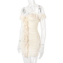 Cargar imagen en el visor de la galería, Frilled Halter Neck Mini Bodycon
