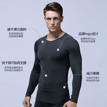 Carica l&#39;immagine nel visualizzatore di Gallery, Men&#39;s Autumn Winter Long Sleeve Gym Sporty Quick Dry T shirts
