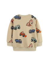 Charger l&#39;image dans la galerie, Boy&#39;s Cotton Car Graphics Crewneck Sweatshirt
