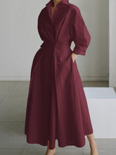 Загрузить изображение в средство просмотра галереи, Elastic Waist Shirt Dress
