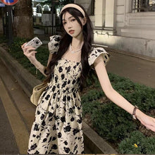 画像をギャラリービューアに読み込む, French Style Floral Fairy Maxi Tea Dress

