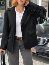 Load image into Gallery viewer, Two Button Oversized Blazer
