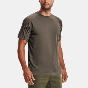 Men's Summer Ice Fiber Quick Dry Short Sleeve Breathable Gym T shirts