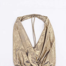 Загрузить изображение в средство просмотра галереи, Draped Halter Neck Backless Top
