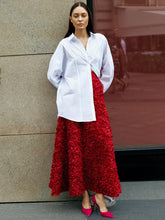Load image into Gallery viewer, Elastic Waist 3D Floral Event Skirt

