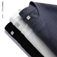 Load image into Gallery viewer, Men&#39;s Autumn 220g Waffle Checks Long Sleeve Heavy T Shirts
