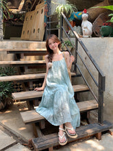 画像をギャラリービューアに読み込む, 2025 Holiday Halter Neck A Line Loose Maxi Dress

