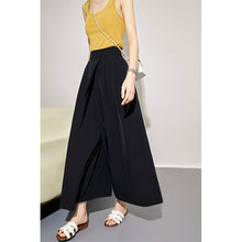 Load image into Gallery viewer, Extra Wide Leg Draped Comfortable Casual Ankle Length Culottes Pantskirt
