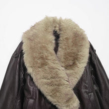 画像をギャラリービューアに読み込む, Faux Fur Collar PU Jacket
