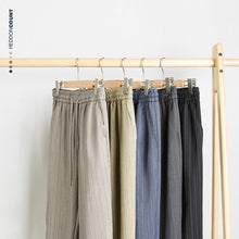 Load image into Gallery viewer, Men&#39;s Striped Ice Silk Knit Ninth Pants
