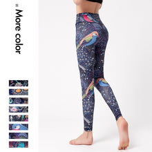 Load image into Gallery viewer, Printed High Waist Yoga Pants Gym Sporty Legging Pants
