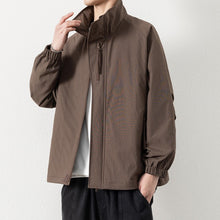 画像をギャラリービューアに読み込む, Stand Collar Autumn Oversized Windproof Men and Women Unisex Outdoor Jacket
