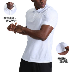Men's Summer Short Sleeve Sporty Quick Dry Breathable Polo Shirts