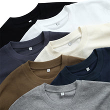 Load image into Gallery viewer, Men&#39;s Autumn 220g Waffle Checks Long Sleeve Heavy T Shirts
