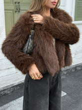 Load image into Gallery viewer, Woman Short Faux Fur Coat
