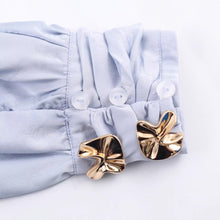 Cargar imagen en el visor de la galería, Jacquard Satin Silky Bow Tie Collar Blouse
